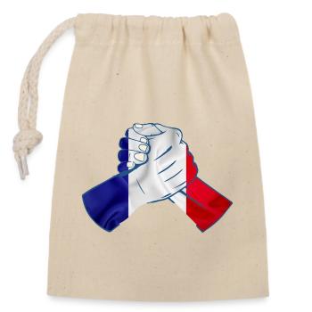Union BBR - Sac cadeau en coton avec cordon (14 x 20 cm) - nature - Devant