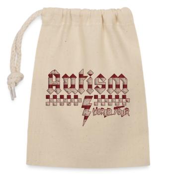 Autism awareness different different better - Closable cotton gift bag (14x20cm) - nature - Front