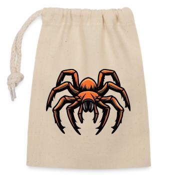 Bande dessinée Tarentule - Sac cadeau en coton avec cordon (14 x 20 cm) - nature - Devant