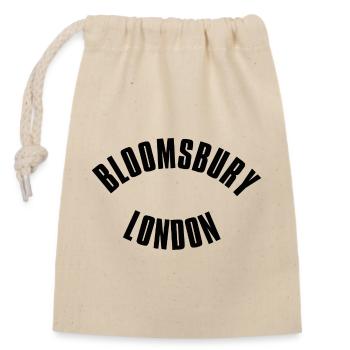 Gloomy Bloomsbury London Circle - Closable cotton gift bag (14x20cm) - nature - Front