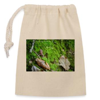 fabiolous world Froschi - Closable cotton gift bag (14x20cm) - nature - Front