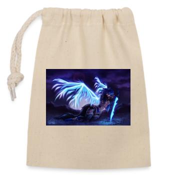 Alóe - Fallen Angel (by Bunneko_Arts) - Closable cotton gift bag (14x20cm) - nature - Front