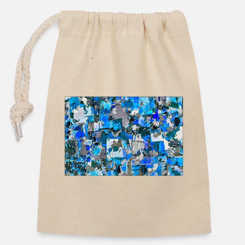 klaggerdatschy - Closable cotton gift bag (14x20cm) - nature