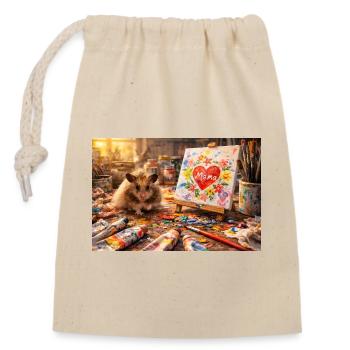 Chico 11 : Fête des Mères 2026 - Sac cadeau en coton avec cordon (14 x 20 cm) - nature - Devant