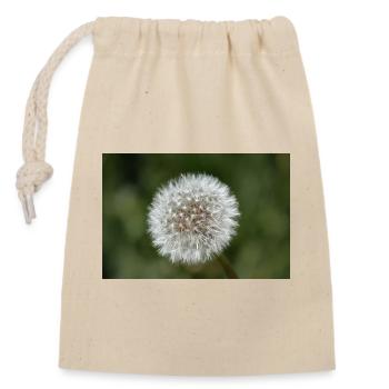 Close-up of a dandelion - poster. - Closable cotton gift bag (14x20cm) - nature - Front