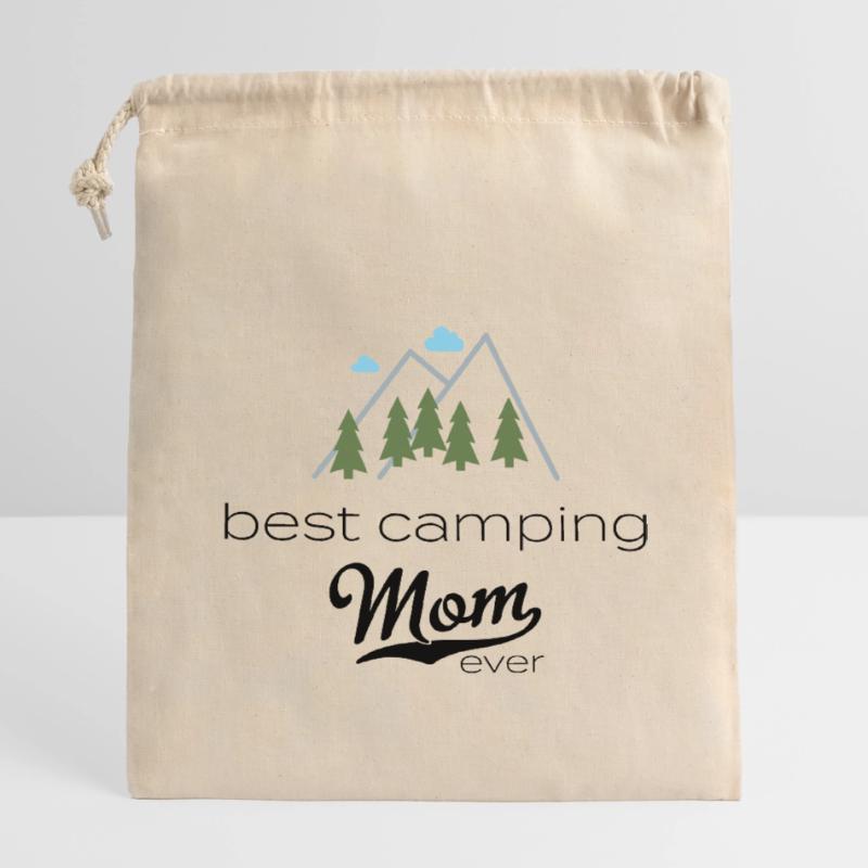 Campeurs Sac cadeau en coton avec cordon (14 x 20 cm)