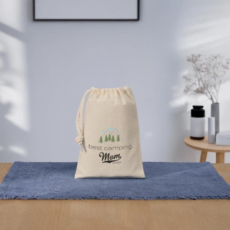 Campeurs Sac cadeau en coton avec cordon (14 x 20 cm)