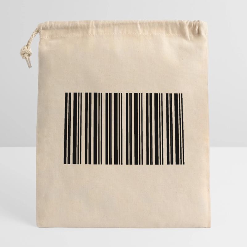 Conception de technologies informatiques pour nerds de code-barres Sac cadeau en coton avec cordon (14 x 20 cm)