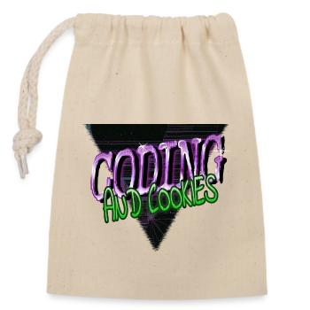PC Informatics Nurse Girl dads favorite doctor - Closable cotton gift bag (14x20cm) - nature - Front