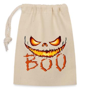 HALLOWEEN - Sac cadeau en coton avec cordon (14 x 20 cm) - nature - Devant
