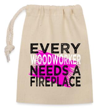 Sabrina Carpenter Tshirts Funny Woodcutter Axes - Closable cotton gift bag (14x20cm) - nature - Front