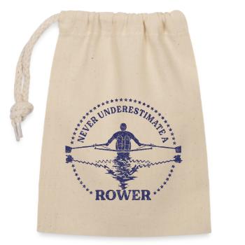 Ramer - Sac cadeau en coton avec cordon (14 x 20 cm) - nature - Devant