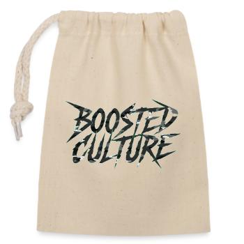 Culture boostée pour les fans de tuning autocollants - Sac cadeau en coton avec cordon (14 x 20 cm) - nature - Devant
