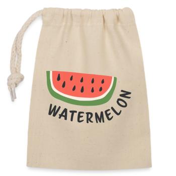 Cute Watermelon Shirt Summer Fruit Lover Gift - Verschließbarer Geschenkbeutel aus Baumwolle (14x20cm) - Natur - Vorne
