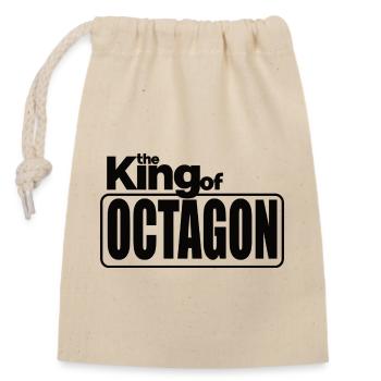 Octagon mma Mixed Martial Arts Kampfsport - Verschließbarer Geschenkbeutel aus Baumwolle (14x20cm) - Natur - Vorne