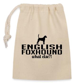 DEUTSCH FOXHOUND quoi d’autre Chien Disant Wilsigns - Sac cadeau en coton avec cordon (14 x 20 cm) - nature - Devant