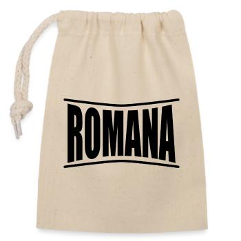 Romana t-shirt t-shirt idée cadeau - Sac cadeau en coton avec cordon (14 x 20 cm) - nature - Devant