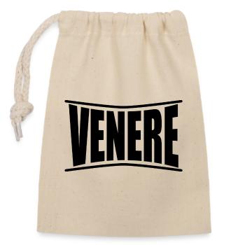 Venere T-Shirt T-Shirt Geschenkidee - Verschließbarer Geschenkbeutel aus Baumwolle (14x20cm) - Natur - Vorne