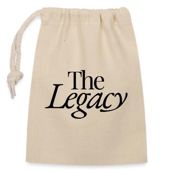 The Legacy - Closable cotton gift bag (14x20cm) - nature - Front