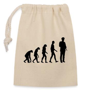 Police - Policeman - Cop - Policier - Polizei - Closable cotton gift bag (14x20cm) - nature - Front