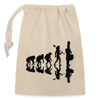 Corps de tambours évolution fanfare tambour musique Perc - Sac cadeau en coton avec cordon (14 x 20 cm) - nature - Devant