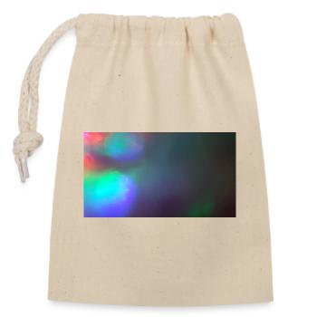 Space shuttle Speed 17 - Closable cotton gift bag (14x20cm) - nature - Front
