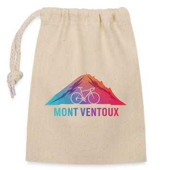 Attractive Mont Ventoux Climb - Closable cotton gift bag (14x20cm) - nature - Front