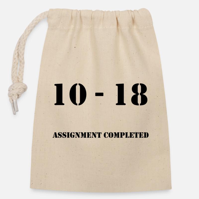 10-18_MP_Assignment_completed - Closable cotton gift bag (14x20cm) - nature