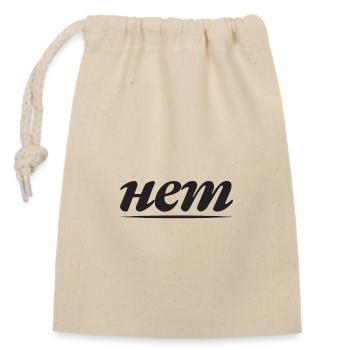 Dire non en costume russe pour les Russes - Sac cadeau en coton avec cordon (14 x 20 cm) - nature - Devant