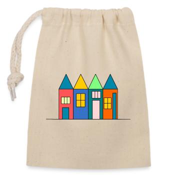 anniversary. Anniversary Decade. humor. funny - Closable cotton gift bag (14x20cm) - nature - Front