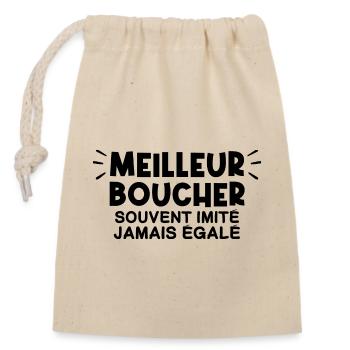 Boucher | meilleur Boucher souvent imité - Sac cadeau en coton avec cordon (14 x 20 cm) - nature - Devant