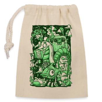 The Archive of the Strange - Closable cotton gift bag (14x20cm) - nature - Front