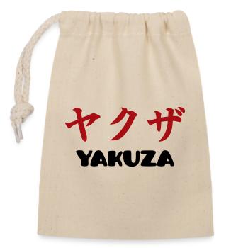Yakuza - Verschließbarer Geschenkbeutel aus Baumwolle (14x20cm) - Natur - Vorne