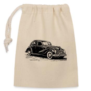 EMW 340/2 station wagon - Closable cotton gift bag (14x20cm) - nature - Front
