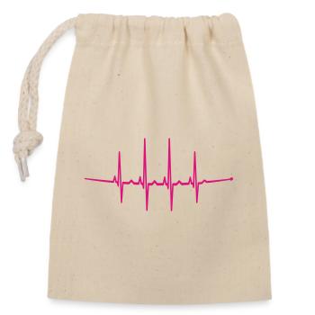 bat pour les masses - Sac cadeau en coton avec cordon (14 x 20 cm) - nature - Devant