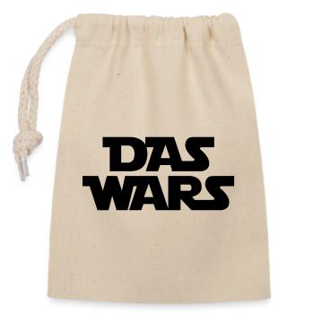 Das wars - Verschließbarer Geschenkbeutel aus Baumwolle (14x20cm) - Natur - Vorne