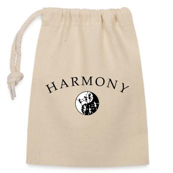 Ballet, Dance, Harmony - Closable cotton gift bag (14x20cm) - nature - Front