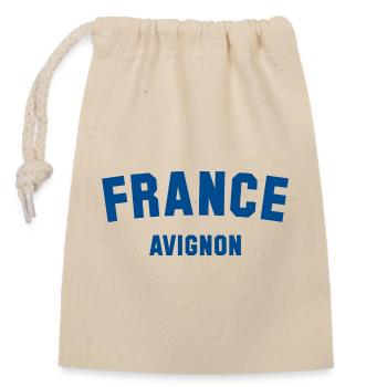AVIGNON France Frankreich - Verschließbarer Geschenkbeutel aus Baumwolle (14x20cm) - Natur - Vorne