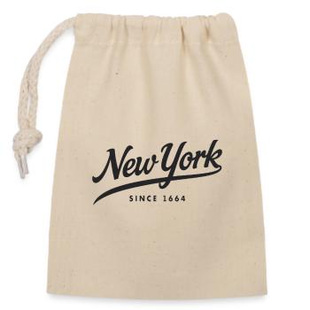 La Grosse Pomme de New York depuis 1664 - Sac cadeau en coton avec cordon (14 x 20 cm) - nature - Devant
