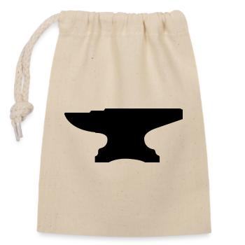 Anvil - Sac cadeau en coton avec cordon (14 x 20 cm) - nature - Devant