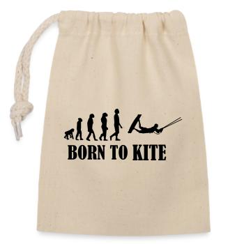 Kiteboard,Kiteboarder,Kite,Kiteboarding,Sea,Board - Closable cotton gift bag (14x20cm) - nature - Front