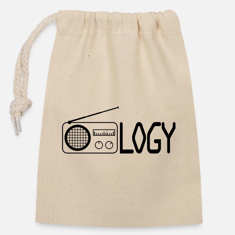 Radiology - Closable cotton gift bag (14x20cm) - nature