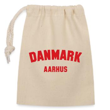 AARHUS Danemark Dänemark - Sac cadeau en coton avec cordon (14 x 20 cm) - nature - Devant