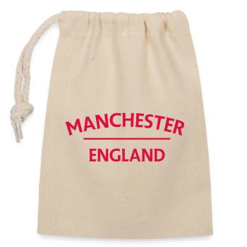 Manchester – Angleterre Lyrique - Sac cadeau en coton avec cordon (14 x 20 cm) - nature - Devant