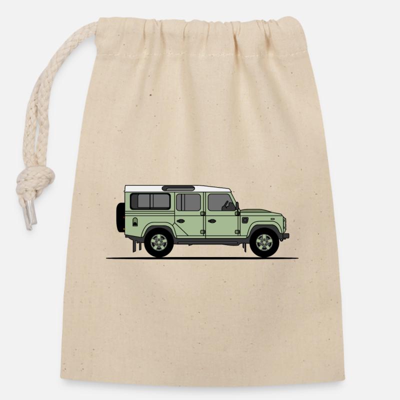 Défenseur 110 - Sac cadeau en coton avec cordon (14 x 20 cm) - nature
