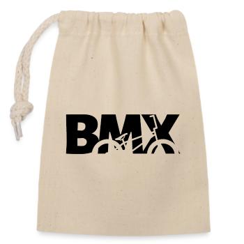 Maillot de cascade BMX pour les fans de freestyle - Sac cadeau en coton avec cordon (14 x 20 cm) - nature - Devant