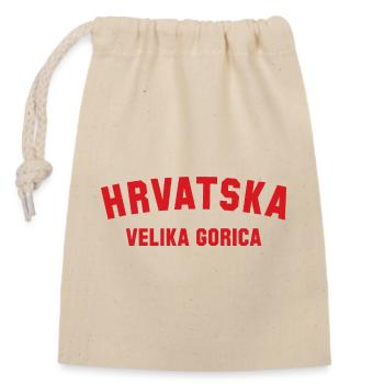 VELIKA GORICA Hrvatska Serbie - Sac cadeau en coton avec cordon (14 x 20 cm) - nature - Devant