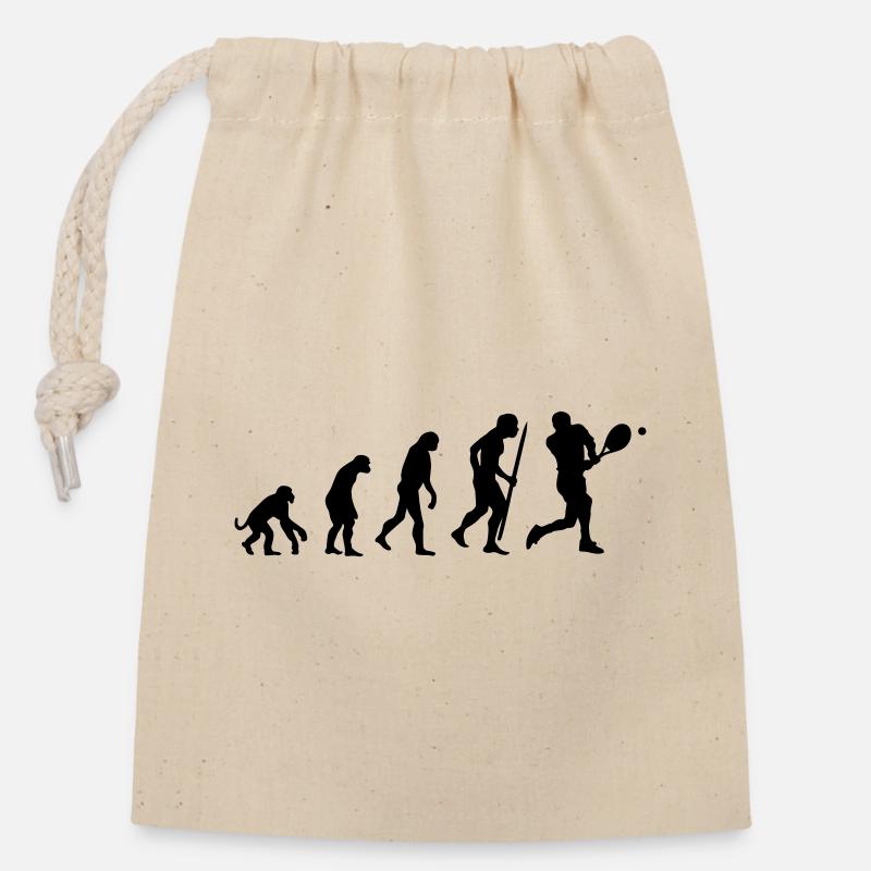 l'évolution du tennis Tee shirts Enfants - Sac cadeau en coton avec cordon (14 x 20 cm) - nature