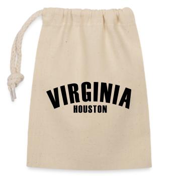 Virginia Shirt - Closable cotton gift bag (14x20cm) - nature - Front