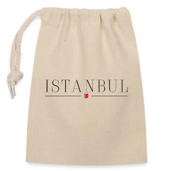 Istanbul Flair T-Shirt - Closable cotton gift bag (14x20cm) - nature - Front